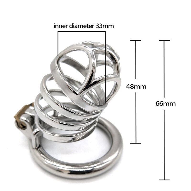 Slave Torture Male Metal Chastity Cage