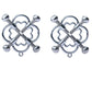 BDSM Stainless steel Flower Nipple Clamps