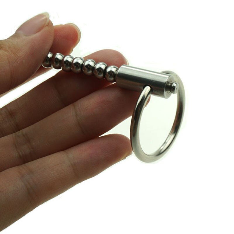 BDSM Beads Long Penis Insert Plug