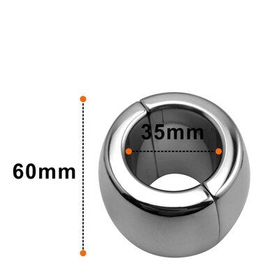 Ball Stretcher Weight Stainless Steel Enhancer Chastity Ring Many Sizes