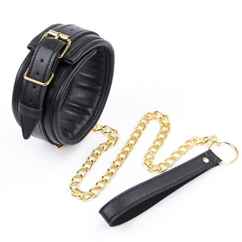 BDSM Leather Neck Collar