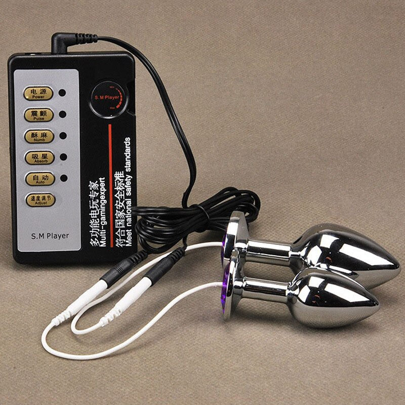 Electro Shock Stimulation Anal Plug