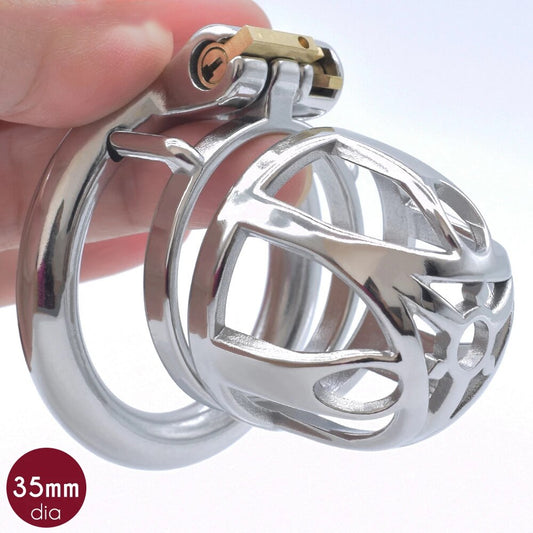 Securely Locked Bondage Male Chastity Device