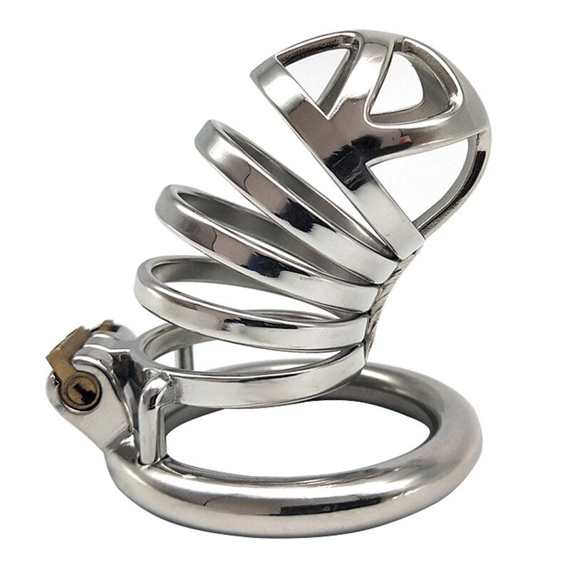 Metal Penis Ring Bondage Cock Cage