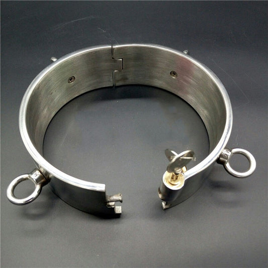 6cm High Metal Bondage Neck Collar