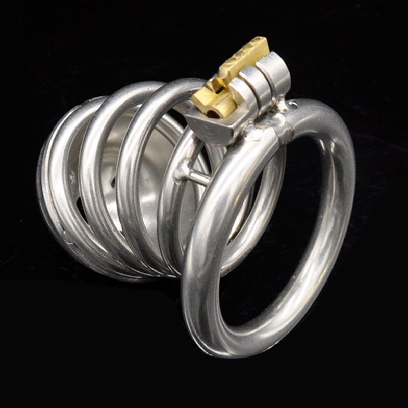 Stealth Lock Male Metal Chastity Cage