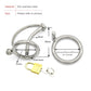 CBT Male Chastity Device with Catheter Sound