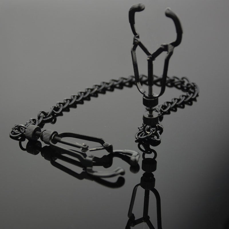 Spider Shape Black Nipple Clamps