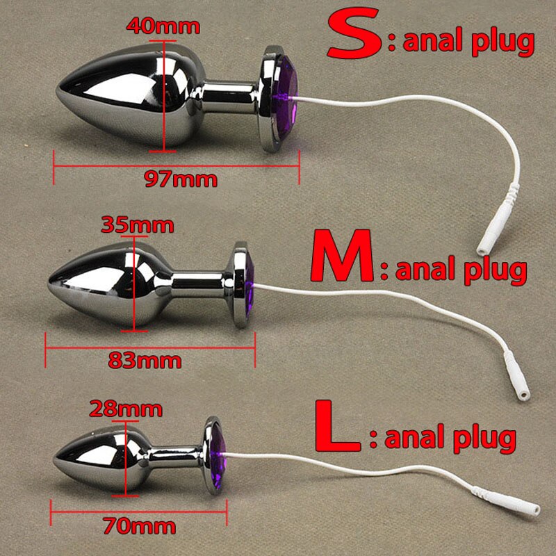 Electro Shock Stimulation Anal Plug