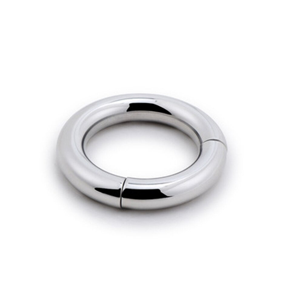 Stainless Steel Bondage Lock Cock Ring