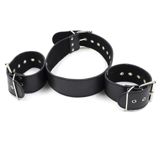 BDSM Bondage Leather Handcuffs