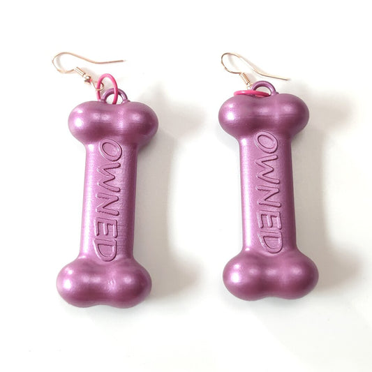 Purple Sissy Earring Earrings Roleplay Cosplay