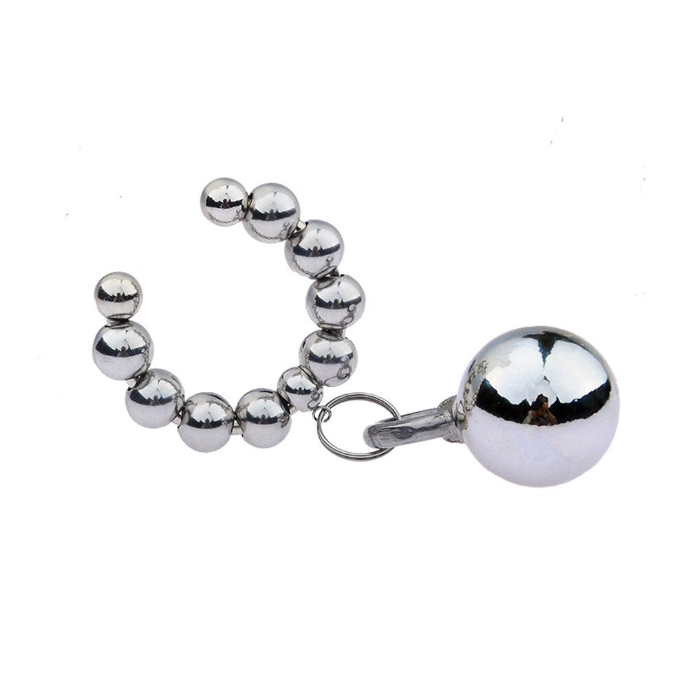 Penis C Full Bead Ring Ball Stretcher