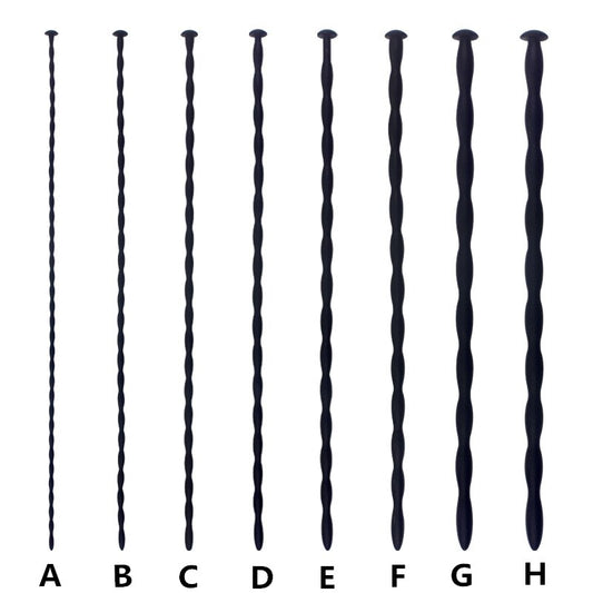 8 Sizes BDSM Safe Silicone Urethral Penis Plug