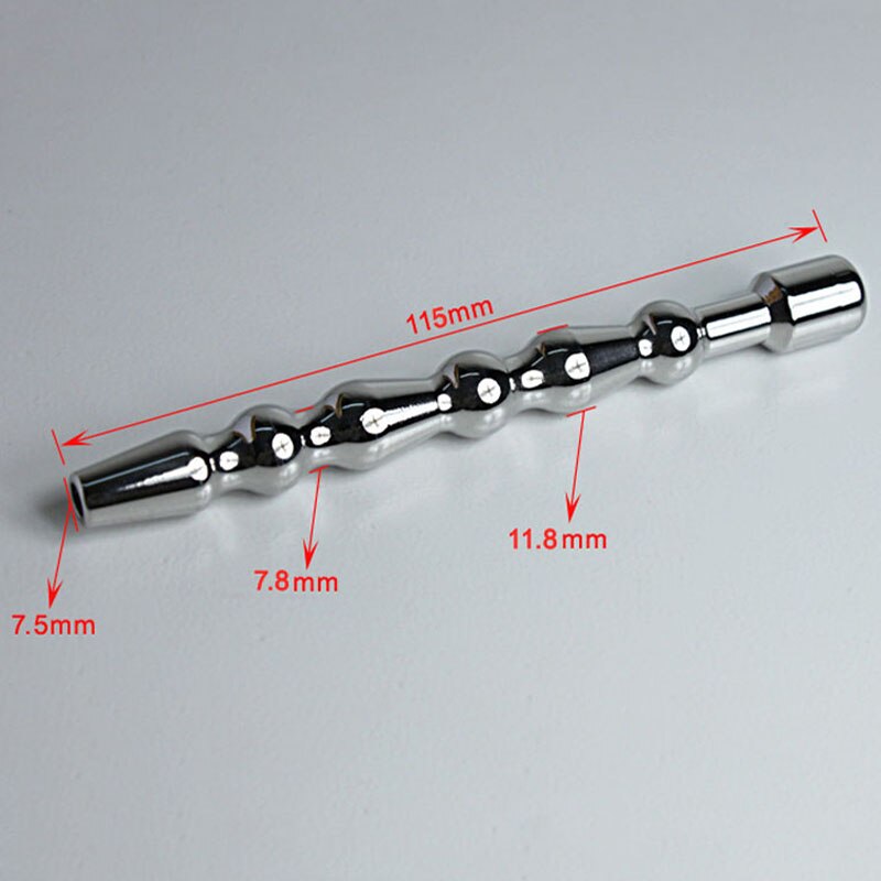 Slave Torture Gay Beads Insert Urethral Sound