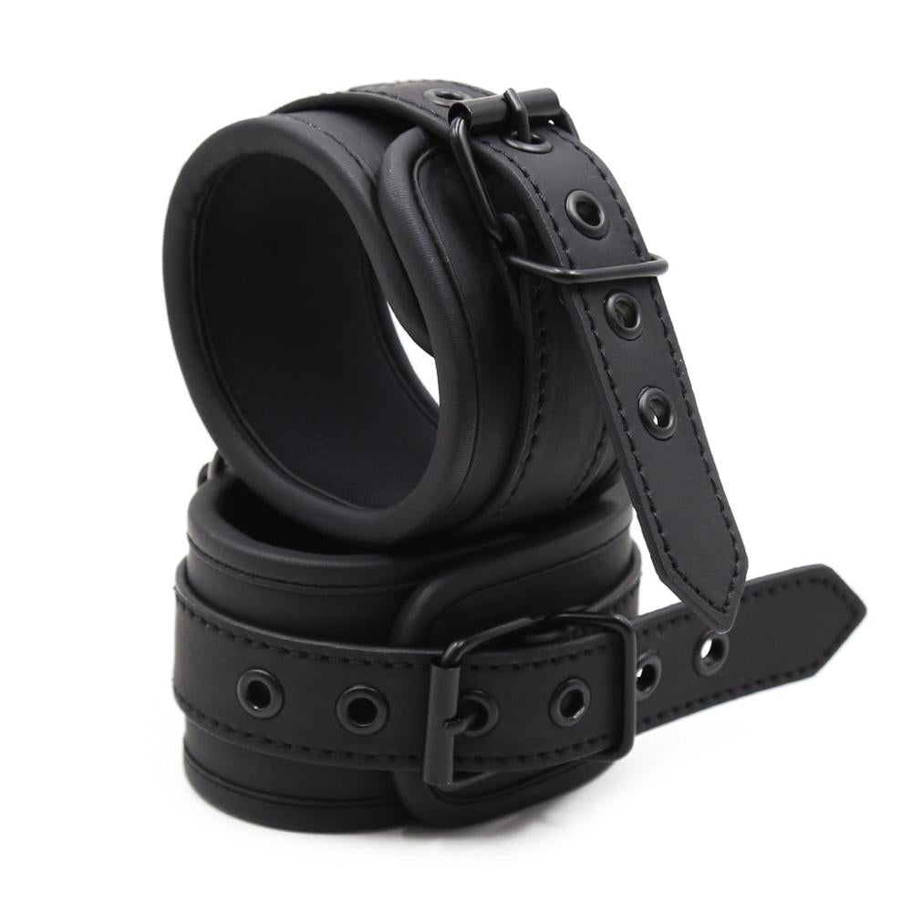 Adjusable Leather Bondage Hand Ankle Cuffs