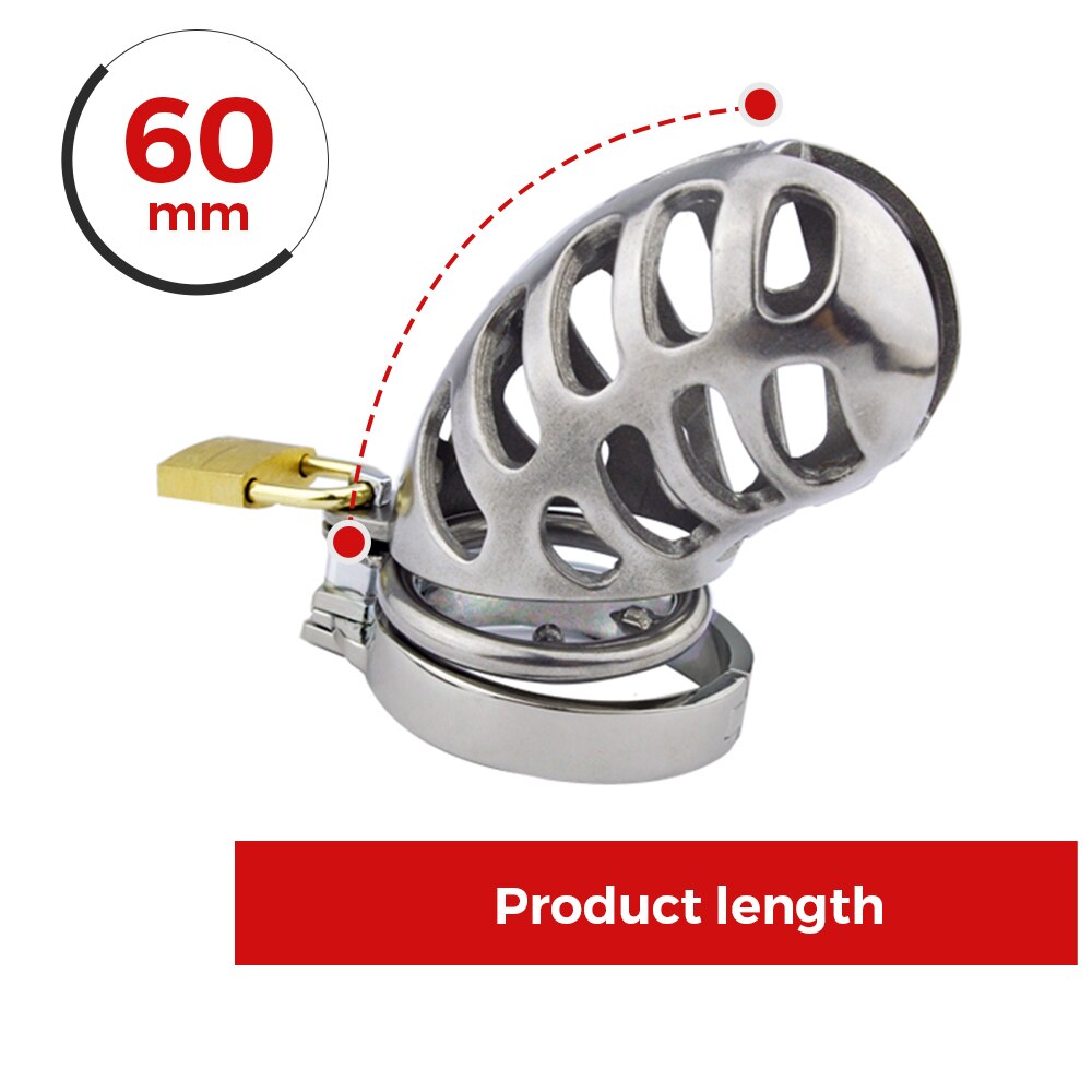 Training outdoor Stainless Steel Chastity Device