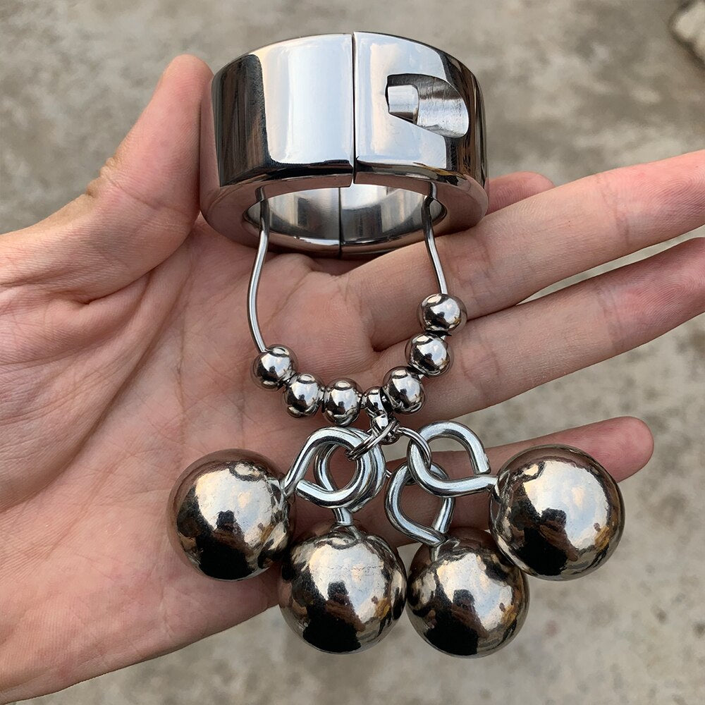 BDSM Stainless Steel Heavy Testicle Ball Stretcher – GXLOCK Store
