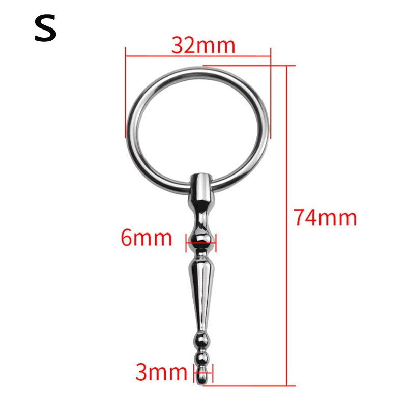 Stainless Steel Penis Plug Lock Ring