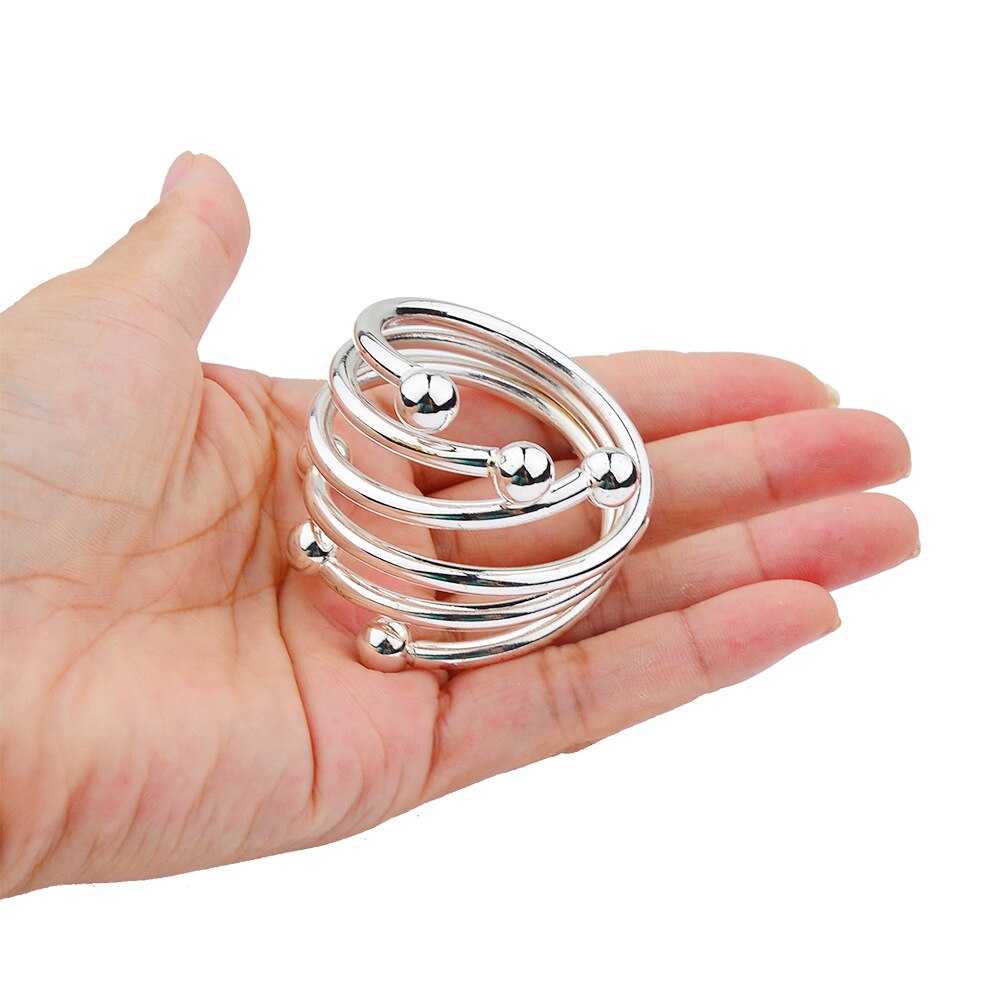 Golden Spiral Stainless Steel Cock Ring