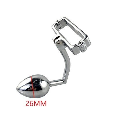 Metal Anal Plug Restraint Bandage Ring GXLOCK Store Metal Anal Plug Restraint Bandage Ring GXLOCK Store