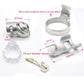 Detachable PA Lock And Nail Ring Cock Cage