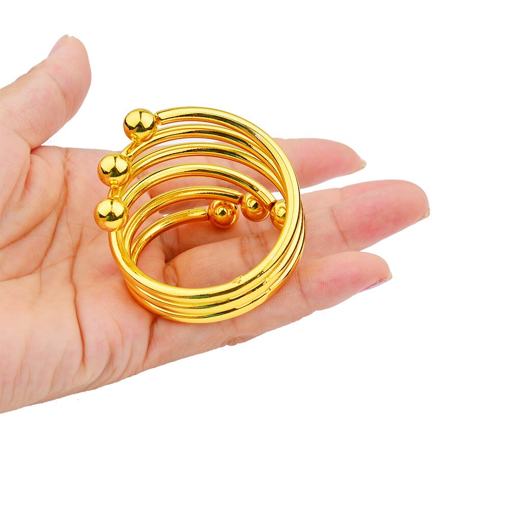 Golden Spiral Stainless Steel Cock Ring