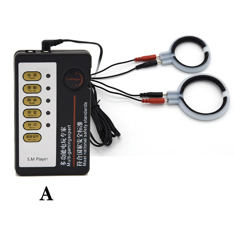 Stimulation Electro Shock Cock Ring