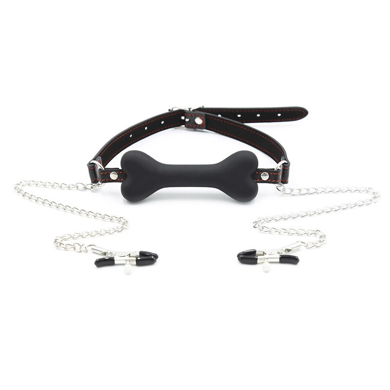 BDSM Bondage Bone Type Mouth Gag