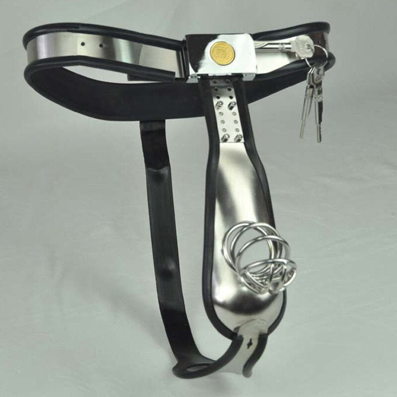 BDSM Male Lock Chastity Belt