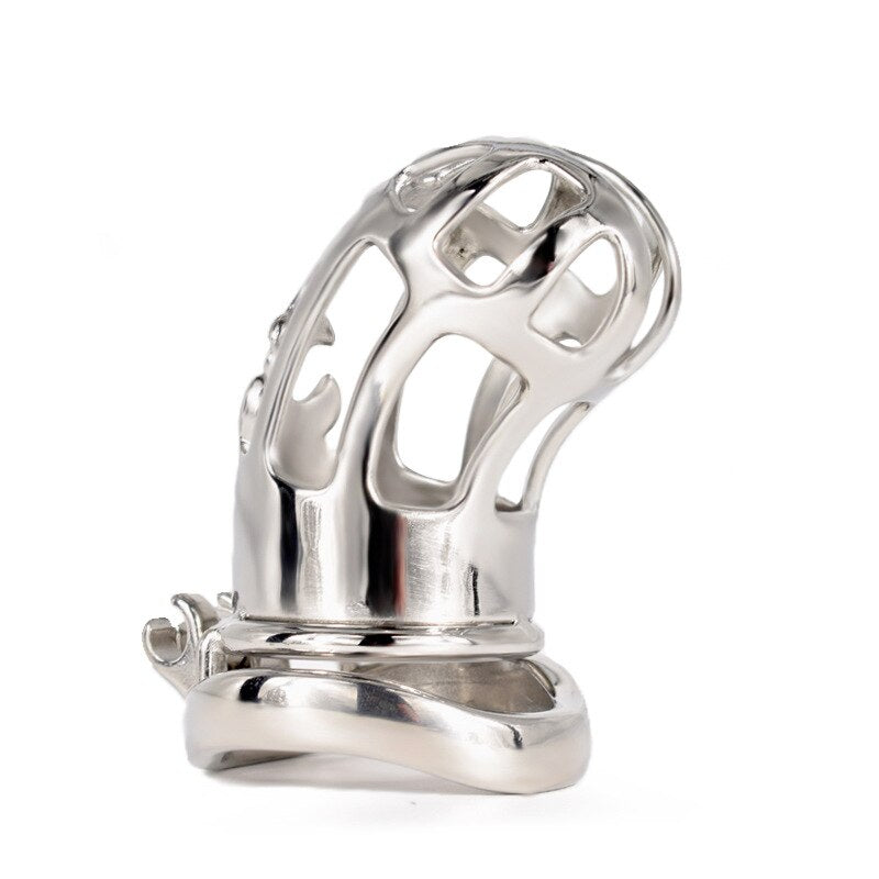 Stainless Steel Bondage Slave Chastity Cage