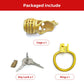 Golden Evil BDSM Chastity Cage