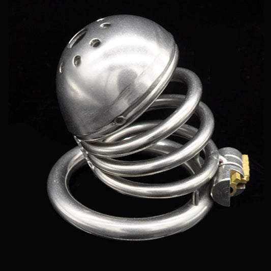 Stealth Lock Male Metal Chastity Cage