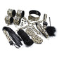 1 Set Slave Leopard Print BDSM Game