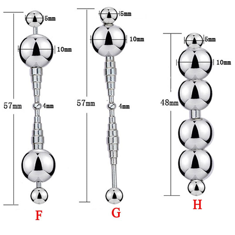 Stainless Steel Insert Beads Penis Plug GXLOCK Store Stainless Steel Insert Beads Penis Plug GXLOCK Store