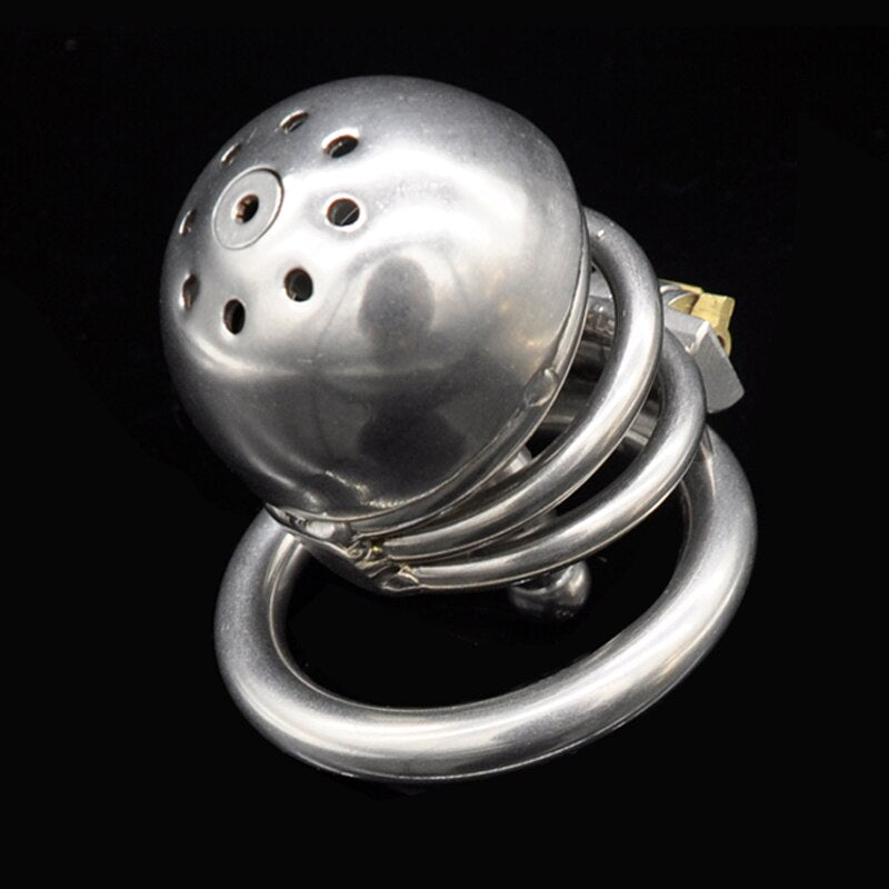 Urethral Plug Metal BDSM Slave Chastity Lock Device