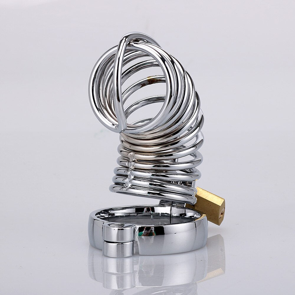 Lockable Bondage Steel Chastity Cage