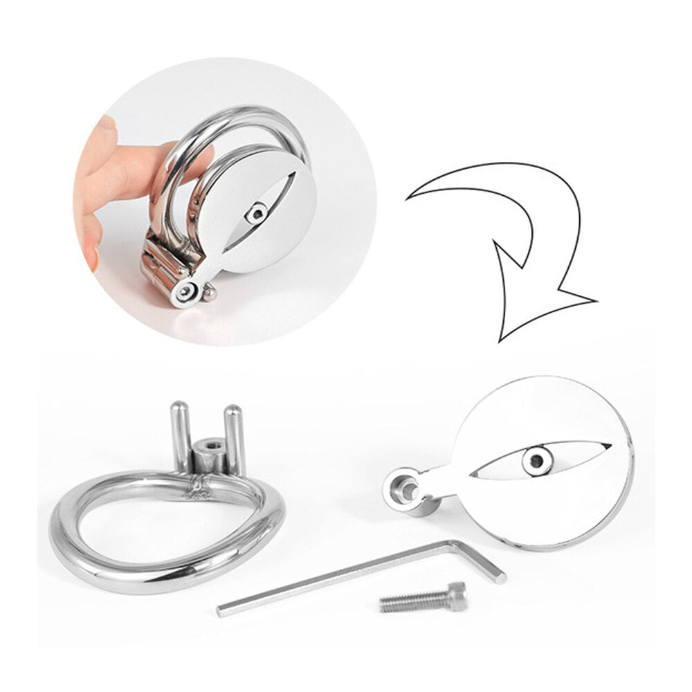 Eyes Chastity Cage Stainless Steel Cage