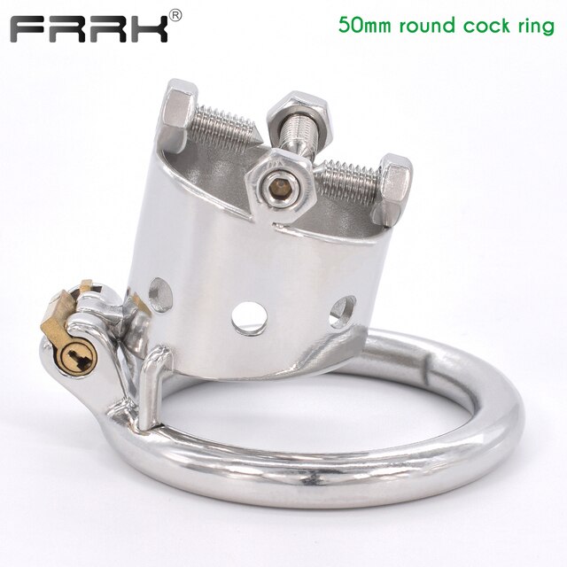 Stainless Steel Removable Spikes Chastity Cage