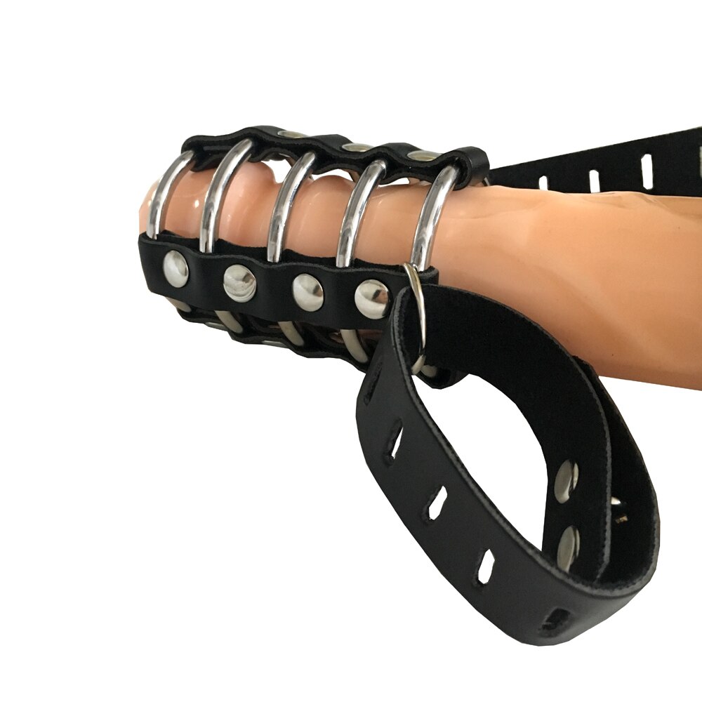 Leather Phallus Training Cock Ring