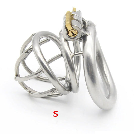 Arc Card Ring Metal BDSM Chastity Cage