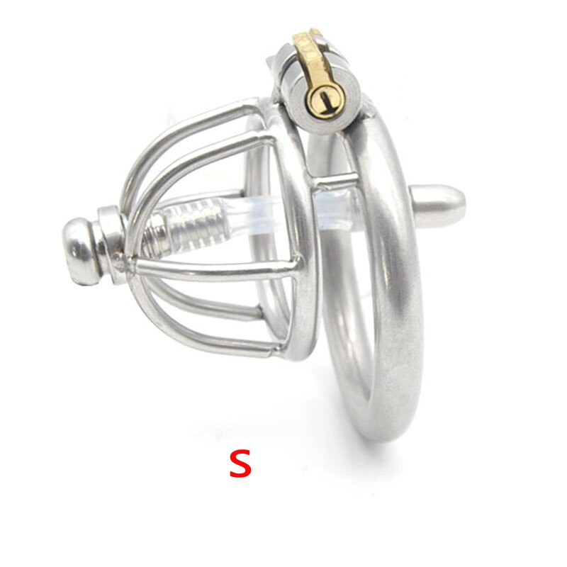 Metal Penis Plug BDSM Male Chastity Device