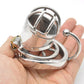 Hook Card Ring Metal Chastity Cage