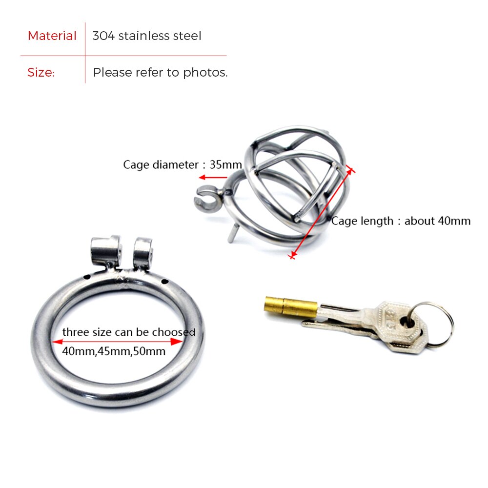 Portable Male Ultra Small Chastity Cage