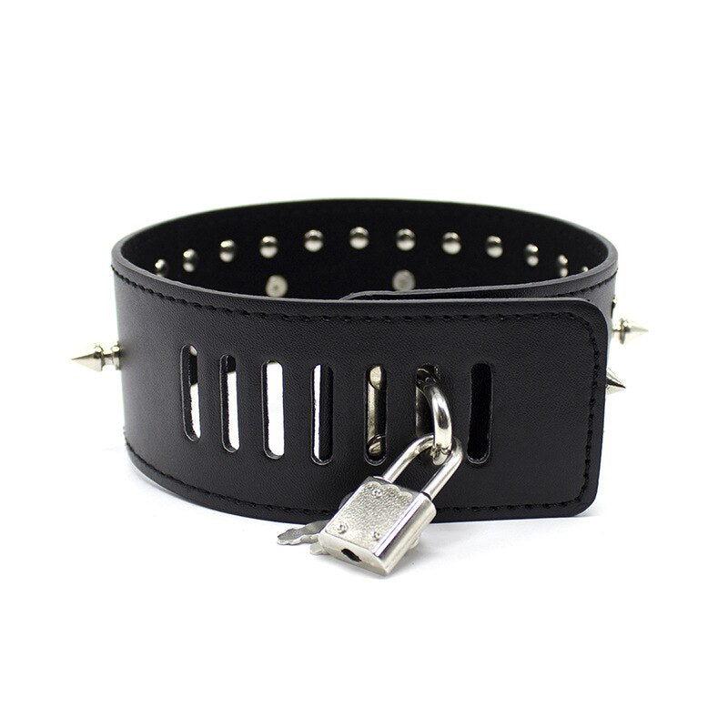 Spiked BDSM Bondage Neck Collar