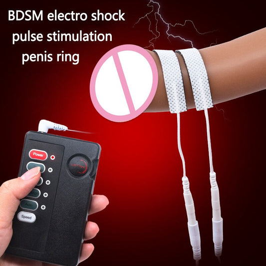 BDSM Electro Shock Pulse Cock Ring