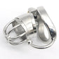 Stainless Steel Chastity Cage With Penis Plug