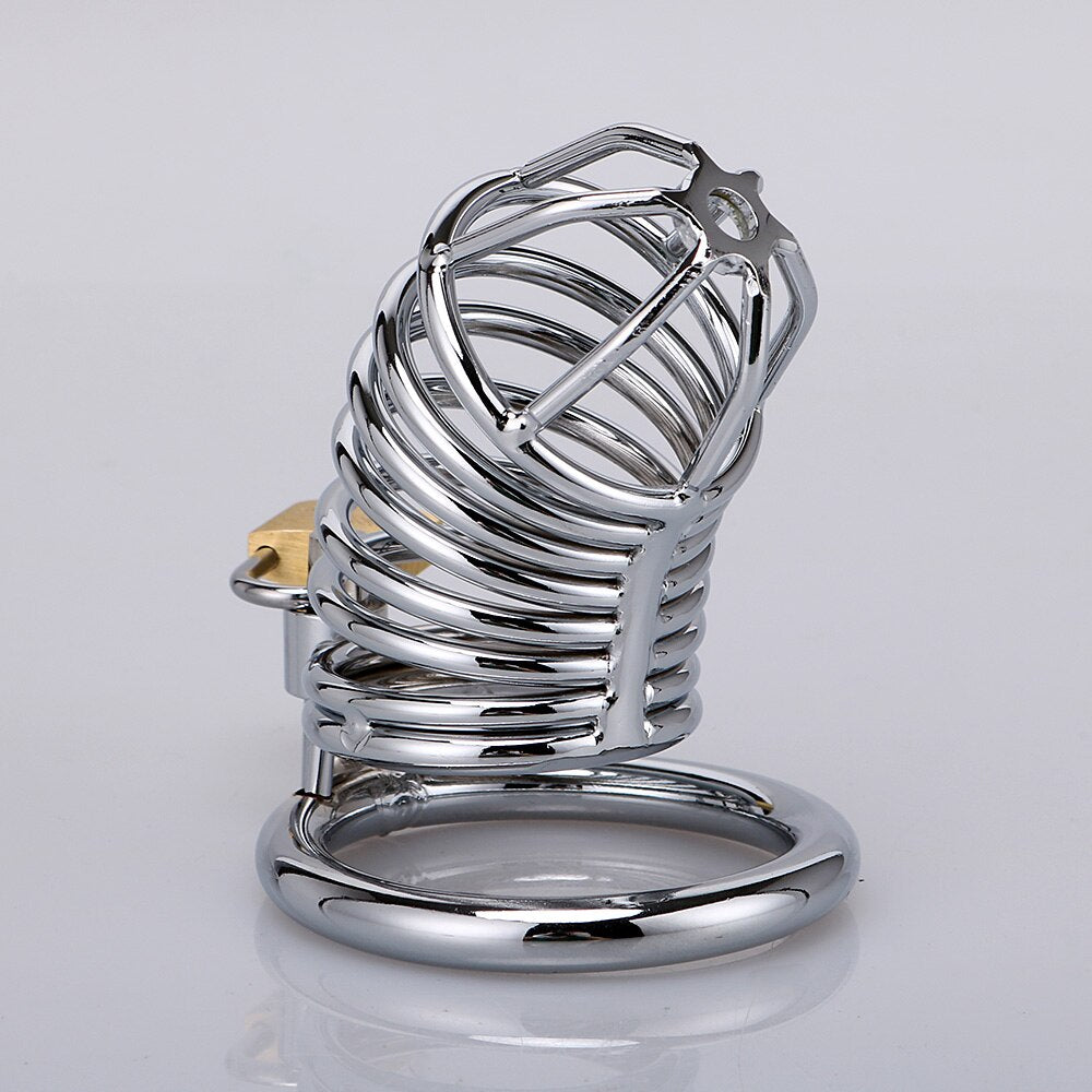 Stainless Steel Large Abstinence Cock Cage