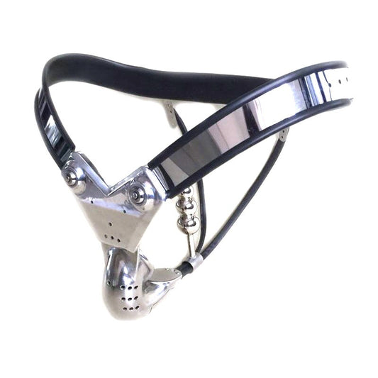 BDSM Male Chastity Device Belt Anal Plug