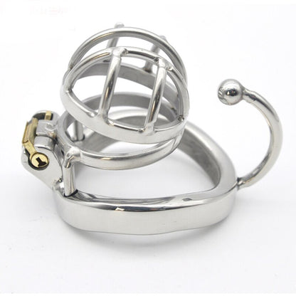 PA Lock Torture Metal Chastity Cage